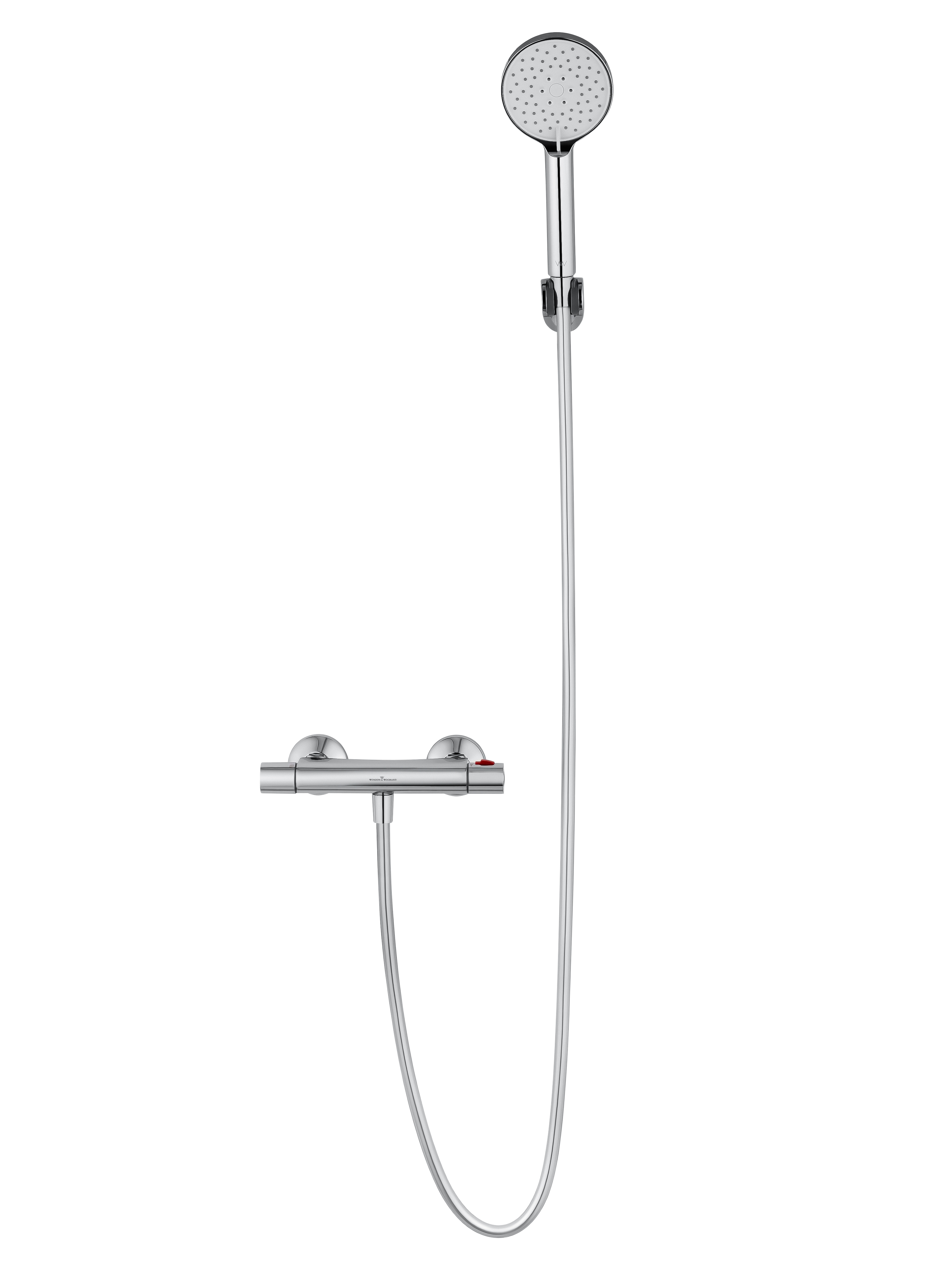 Смеситель для душа с термостатом WONZON & WOGHAND INN 5, Хром (WW-B2005-A-CR) - Gidratop.ru изображение