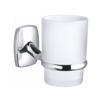 Стакан для зубных щеток с держателем WONZON & WOGHAND PORTO, Хром (WW-1101) - Gidratop.ru изображение