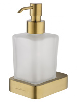Дозатор мыла WONZON & WOGHAND LOTTE, Брашированное золото (WW-8333-BG) - Gidratop.ru изображение
