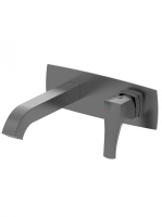 Смеситель для раковины встраиваемый WONZON & WOGHAND FLEX, Темный графит (WW-88869072-BGM) - Gidratop.ru изображение