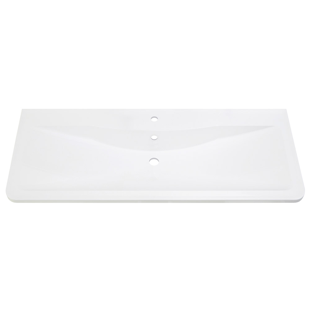 Раковина из литьевого мрамора, 1200х455х145, BB1200/455-LV-MR-ALR - Gidratop.ru изображение