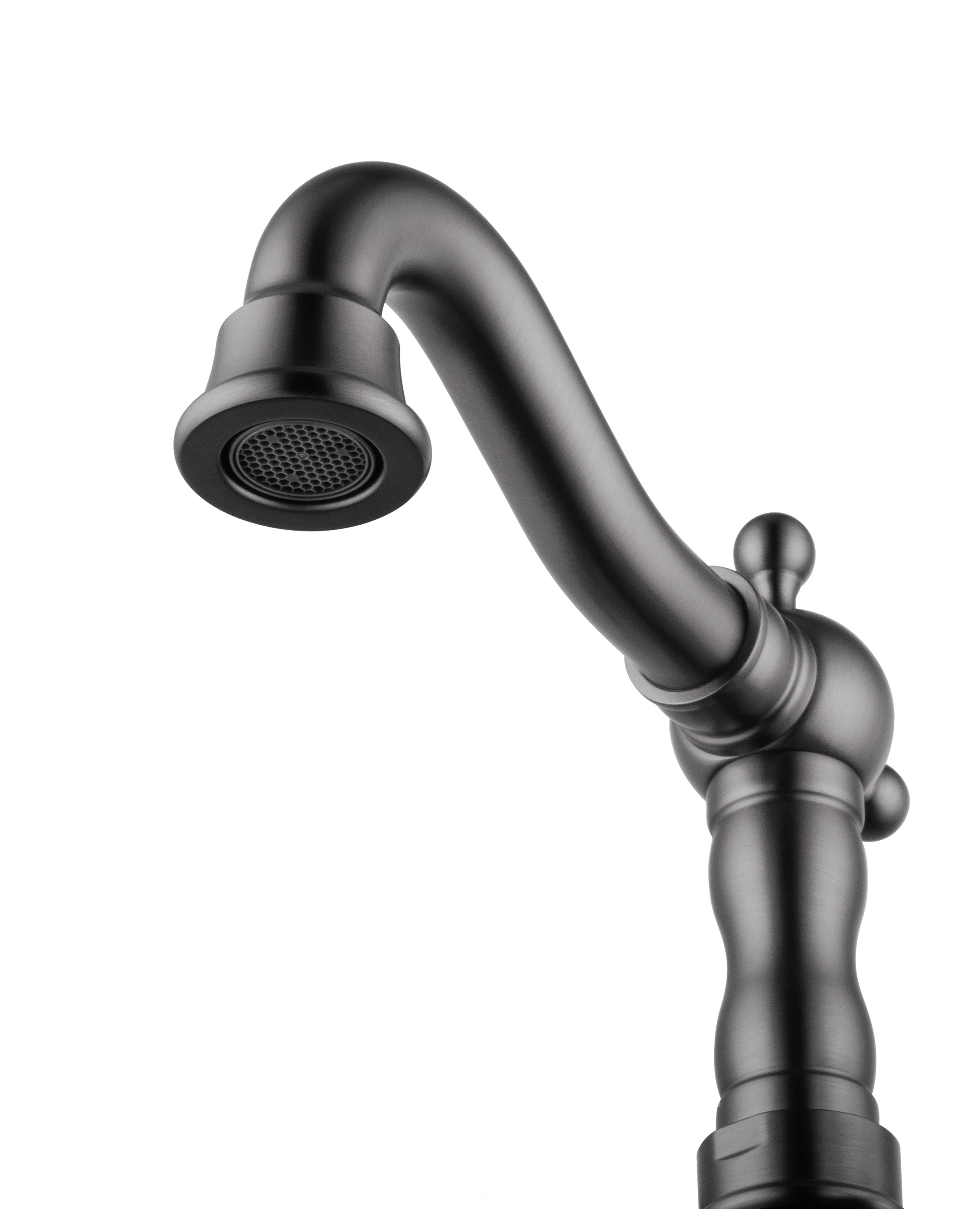 Смеситель для раковины WONZON & WOGHAND RETRO, Темный графит (WW-88139020-BGM) - Gidratop.ru изображение