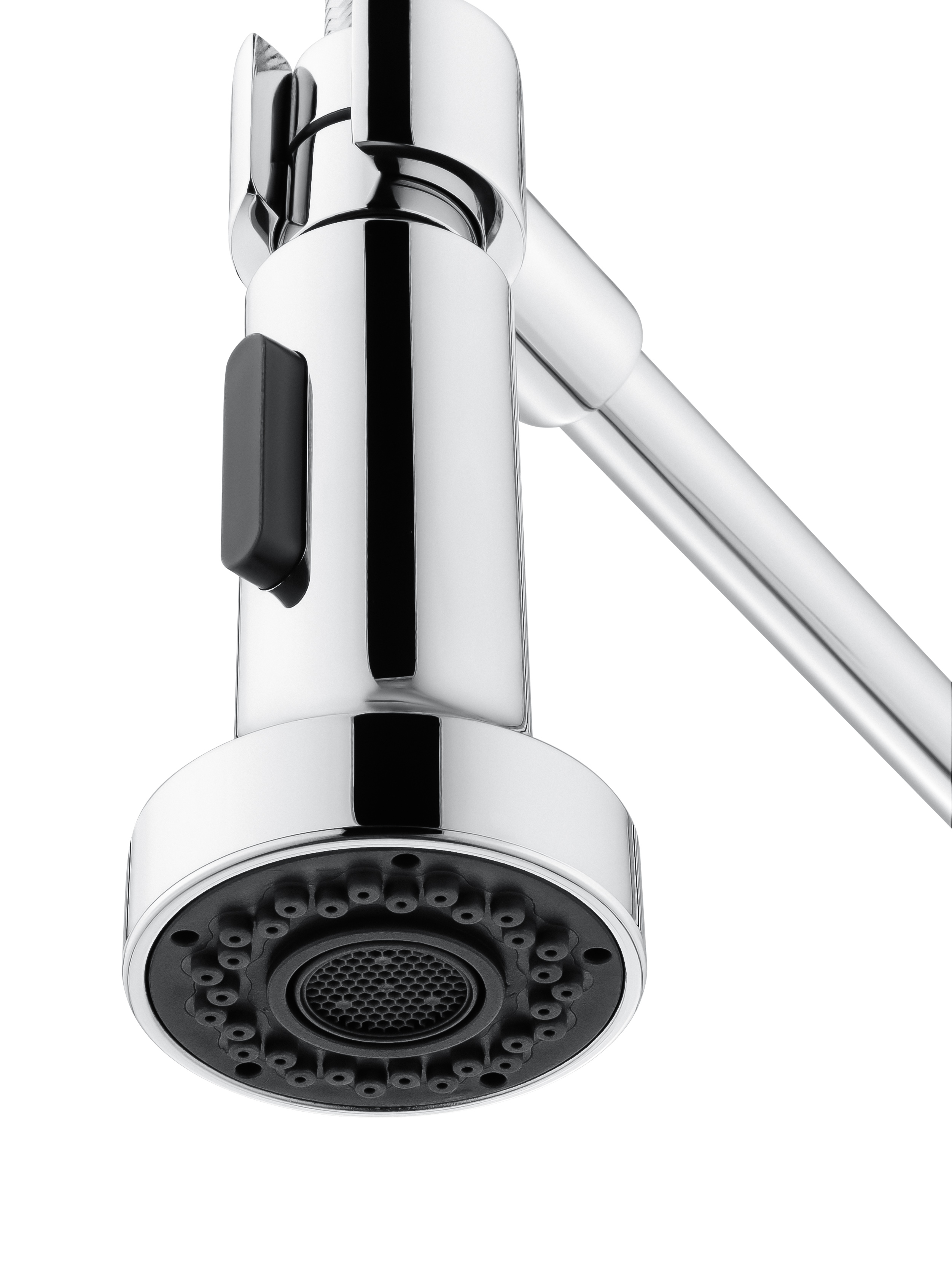 Смеситель для кухни высокий с выдвижным изливом WONZON & WOGHAND Хром (WW-422903-CR) - Gidratop.ru изображение