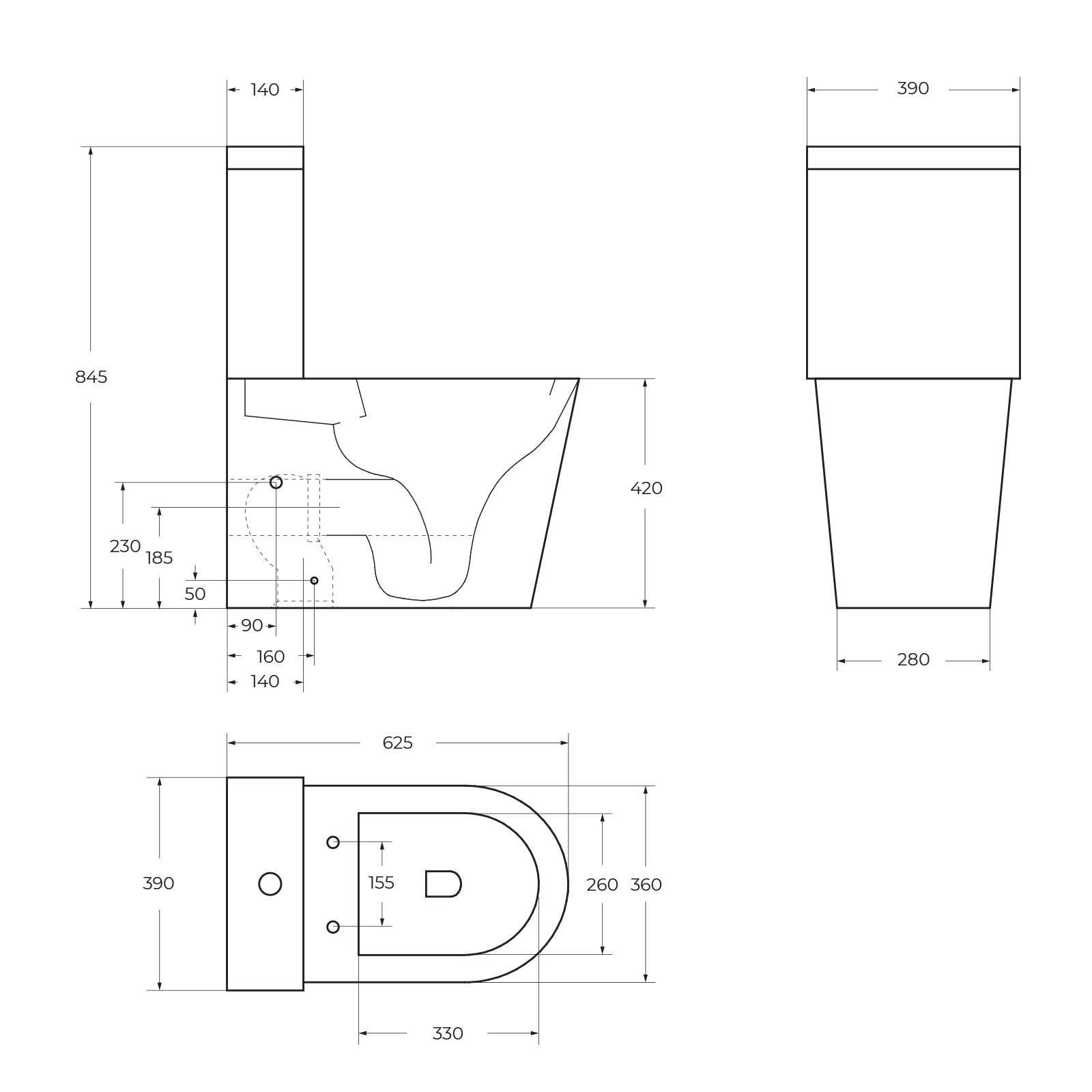 Унитаз-компакт безободковый BelBagno FLAY-TOR BB2149CP-TOR/SC/BB2149T - Gidratop.ru изображение
