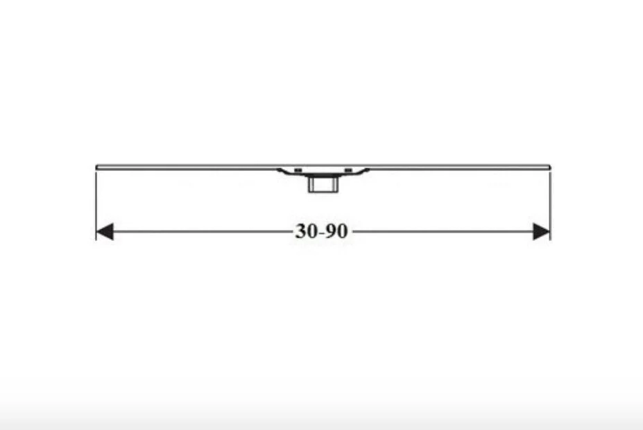 Душевой лоток Geberit CleanLine 20 152.450.KS.1 полированная, с решеткой - Gidratop.ru изображение