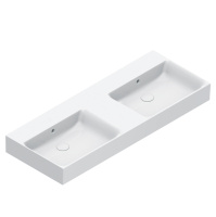 Catalano Premium Раковина двойная 120*47, цвет белый глянцевый - Gidratop.ru изображение