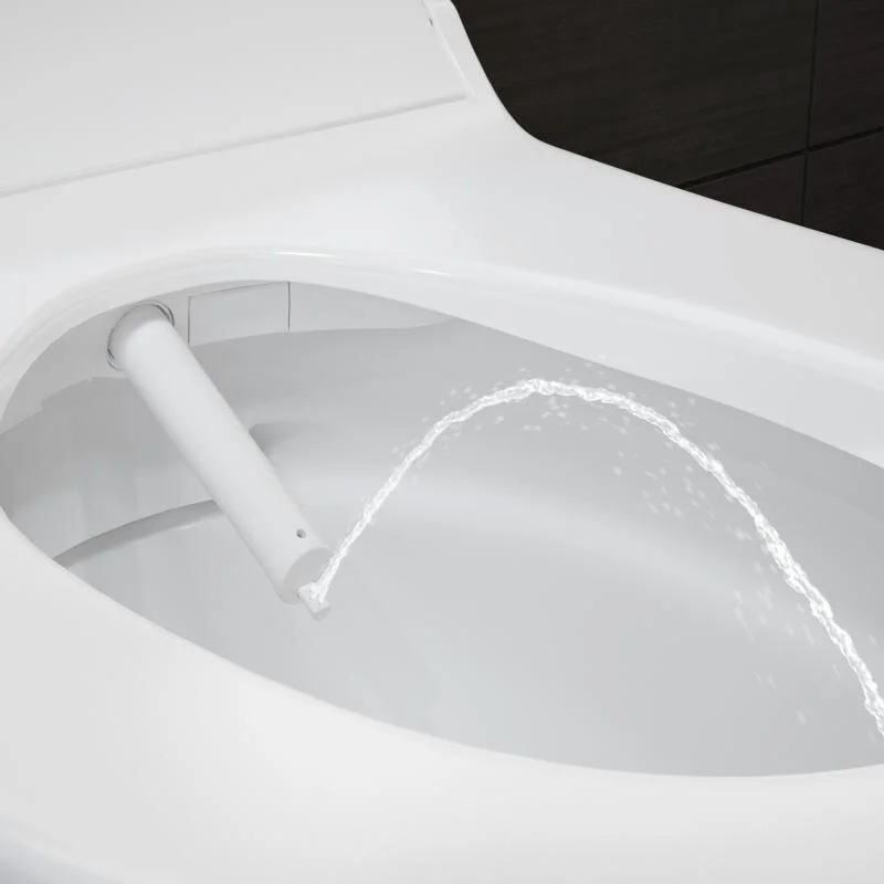 Электронная крышка-биде Geberit AquaClean Tuma Comfort 146.274.SI.1, белое стекло - Gidratop.ru изображение