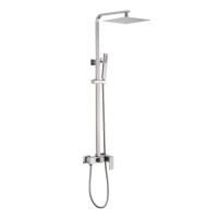 Душевая стойка ABBER Daheim AF8220SPL без излива, сатин - Gidratop.ru изображение