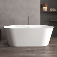 Ванна из искусственного камня ABBER Stein AS9605 белая матовая