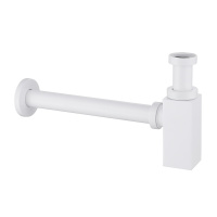 Сифон для раковины ABBER AF0031W белый матовый - Gidratop.ru изображение