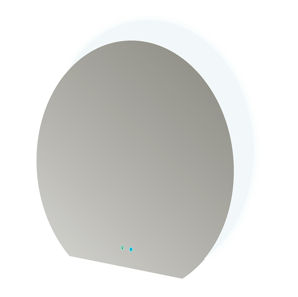 Зеркало со встроенной LED подсветкой, Bluetooth 45010, 108х100 - Gidratop.ru изображение