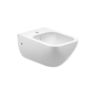 Gessi Goccia биде подвесное с 1 отверстием под смеситель, цвет: Matt White Ceramic - Gidratop.ru изображение