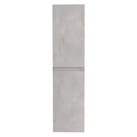 MOLVENO Шкаф подвесной с двумя распашными дверцами с доводчиками, с двумя полками, Beton, 400x300x1600, MOLVENO-1600-2A-SC-BET - Gidratop.ru изображение