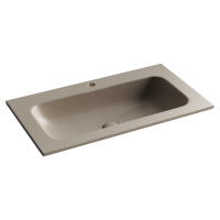 Раковина накладная Grace прямоугольная, с отверстием под смеситель, 810*457*137 мм, цвет капучино матовый, арт. CN7012MC - Gidratop.ru изображение