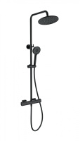 Душевая система с термостатом WONZON & WOGHAND STAY 1, Черный матовый (WW-B3051-A-MB) - Gidratop.ru изображение