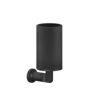 GESSI INCISO стакан настенный, цвет: черный/nero XL - Gidratop.ru изображение