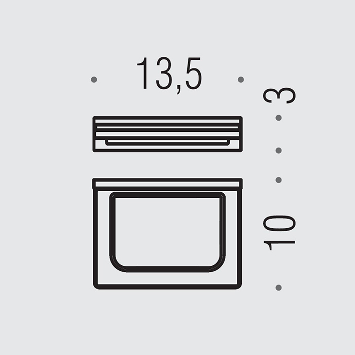 Colombo Look Мыльница подвесная, цвет: PVD нержавеющая сталь/матовое стекло - Gidratop.ru изображение