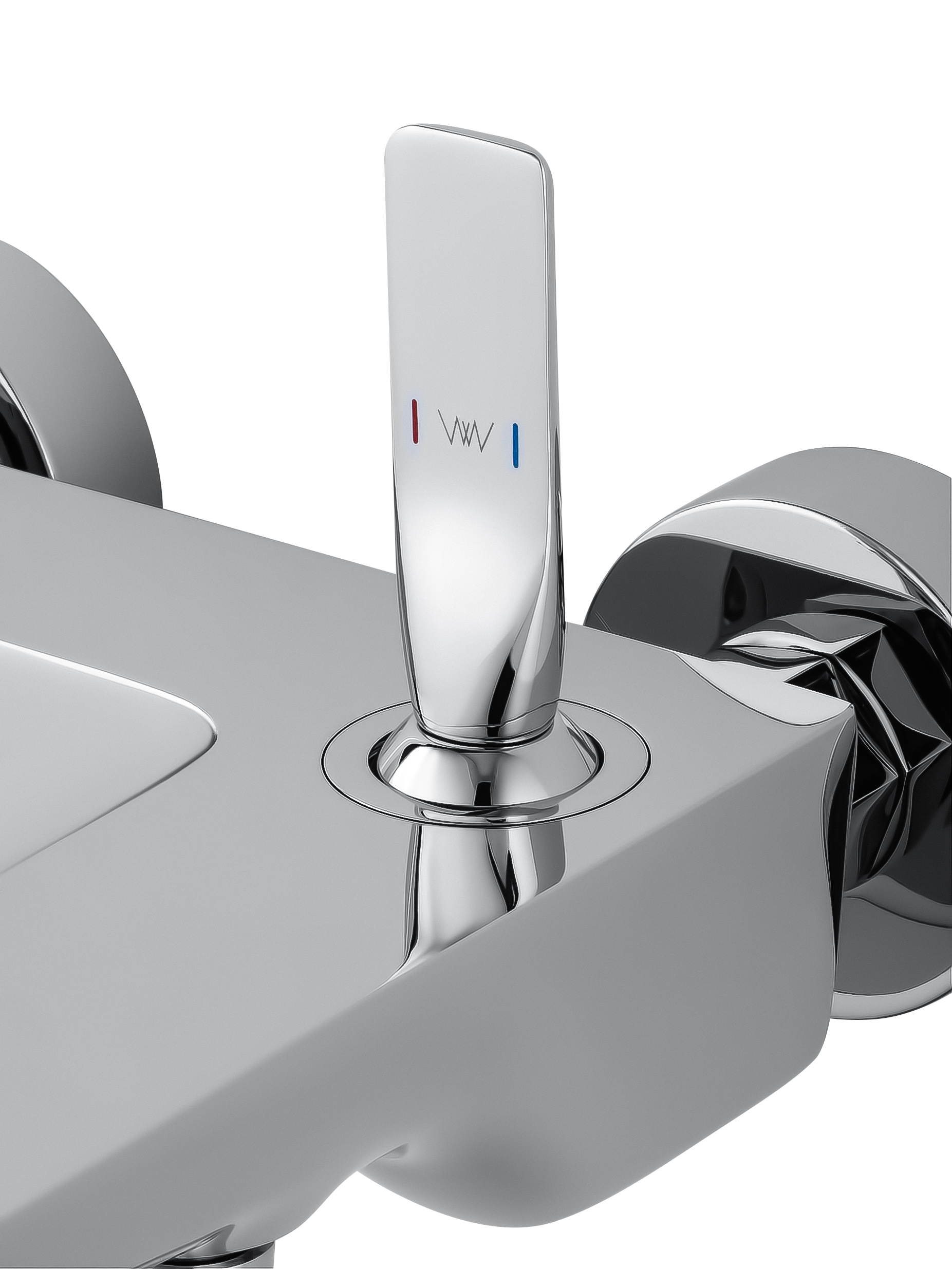 Смеситель для ванны WONZON & WOGHAND SHARK, Хром (WW-48B3101-CR) - Gidratop.ru изображение