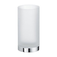 Colombo Nordic Стакан настольный, цвет: хром/матовое стекло - Gidratop.ru изображение