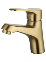 Смеситель для раковины WONZON & WOGHAND, Брашированное золото (WW-A40212-BG) - Gidratop.ru изображение