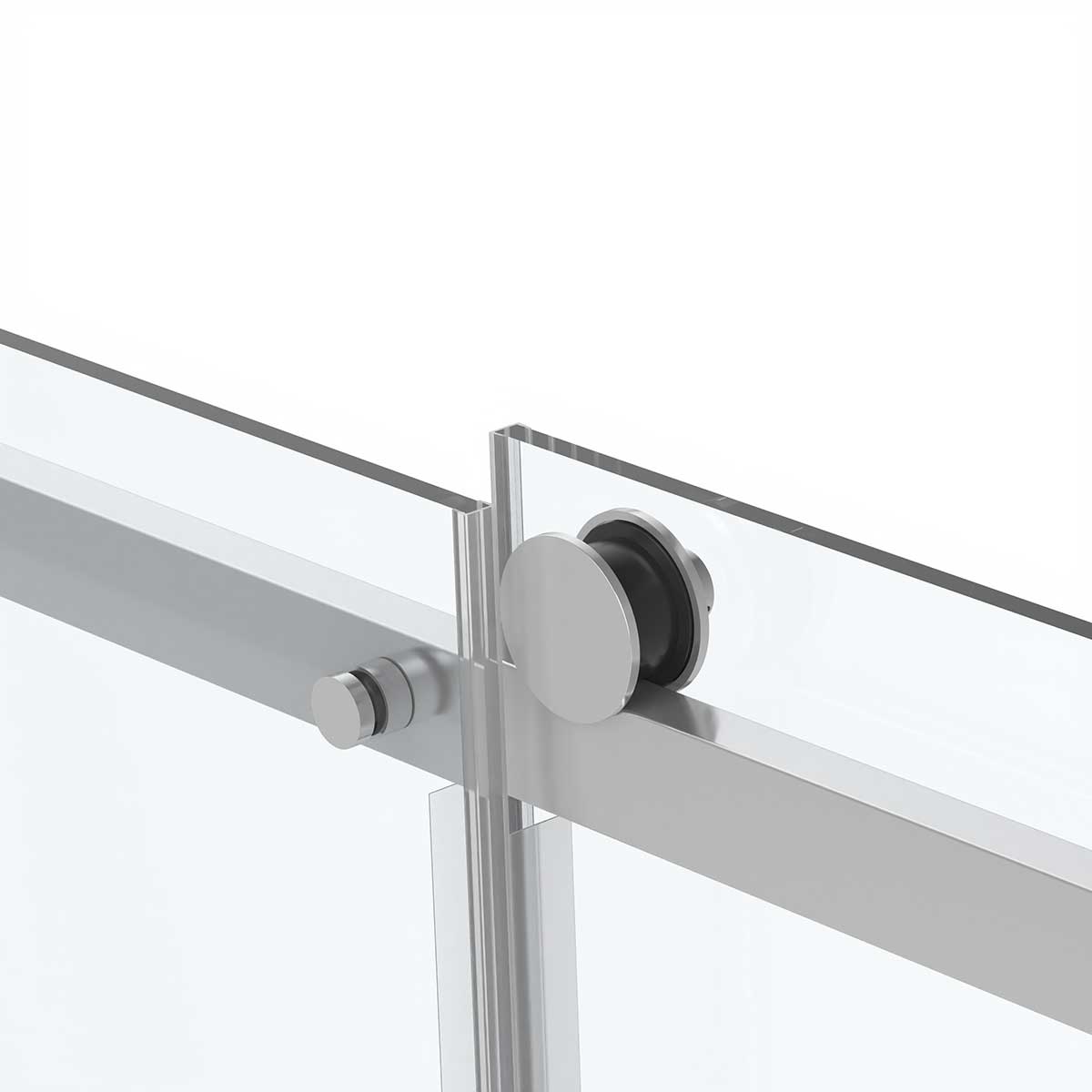 Душевая дверь Como Soft VDS-1CS130CL, 1300, хром, стекло прозрачное - Gidratop.ru изображение