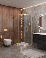 Душевой уголок CEZARES MOLVENO-R-1-90-C-BORO-IV - Gidratop.ru изображение