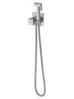 Смеситель с гигиеническим душем и термостатом встраиваемый WONZON & WOGHAND, Брашированный никель (WW-88829910-BN) - Gidratop.ru изображение