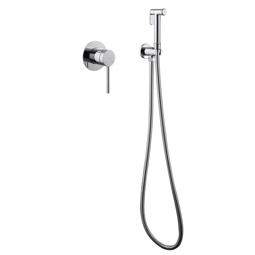 Смеситель ABBER Emotion AF8825 с гигиеническим душем, хром - Gidratop.ru изображение