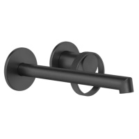 Gessi Anello смеситель настенный, с изливом 194-214 мм, цвет Black XL (внешняя часть) - Gidratop.ru изображение