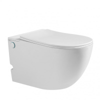 Унитаз ABBER Bequem AC1105P подвесной белый с импульсным смывом - Gidratop.ru изображение