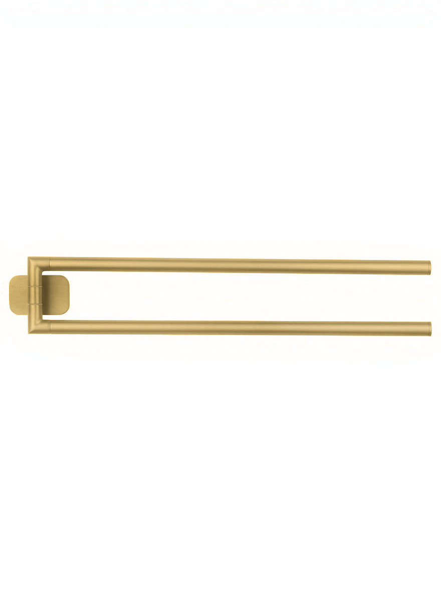 Полотенцедержатель поворотный WONZON & WOGHAND GRAFFITY, Брашированное золото (WW-9331-BG) - Gidratop.ru изображение