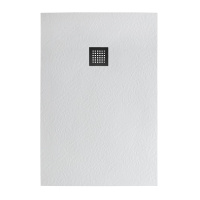 Душевой поддон из искусственного мрамора в комплекте с сифоном BelBagno UNO TRAY-MR-UNO-AH-120/90-35-W-NO - Gidratop.ru изображение