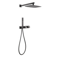 Душевая система ABBER Rund AF8718NG скрытого монтажа без излива, никель - Gidratop.ru изображение