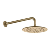 GESSI INCISO верхний душ настенная, шарнирная на 1/2,  Oslash;300мм, цвет Warm Bronze Br. PVD - Gidratop.ru изображение
