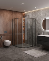 Душевой уголок CEZARES MOLVENO-R-22-100+20-C-GM-IV - Gidratop.ru изображение