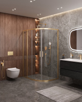 Душевой уголок CEZARES MOLVENO-RH-2-110/90-C-BORO-IV - Gidratop.ru изображение