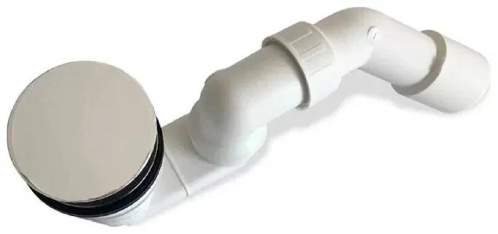 Сифон Villeroy & Boch U90952061 Push-to-Open, для ванны, белый, хром - Gidratop.ru изображение