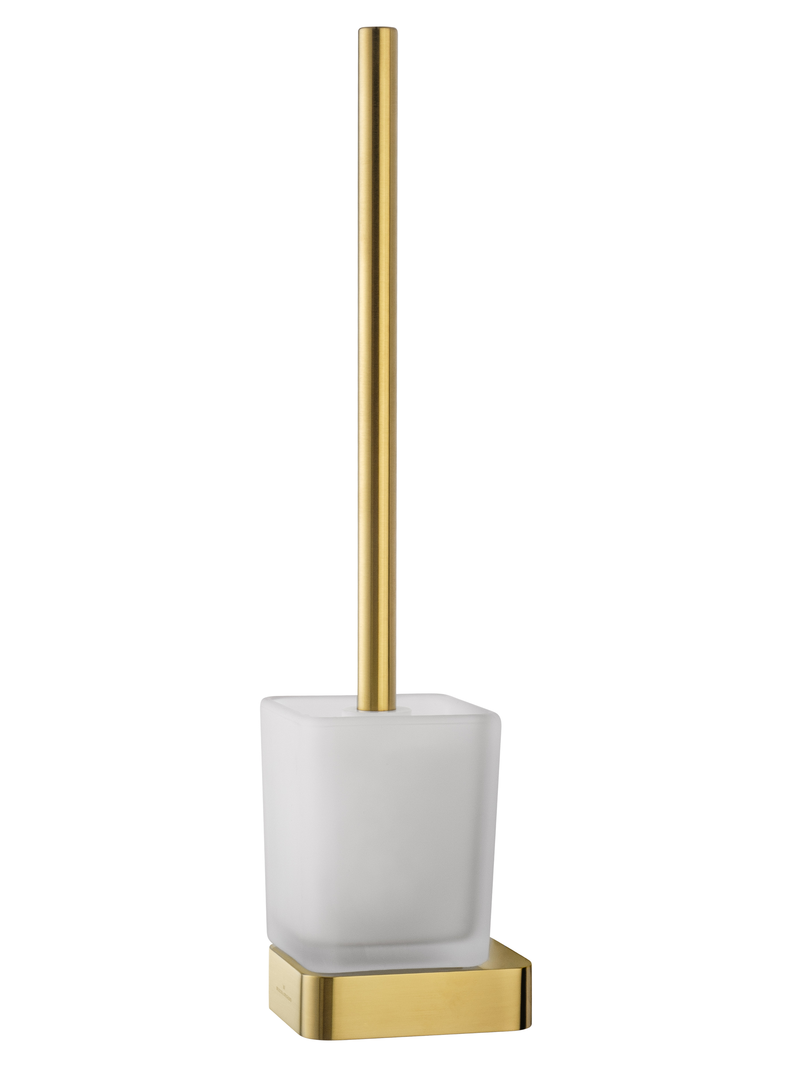 Туалетный ершик в комплекте WONZON & WOGHAND LOTTE, Брашированное золото (WW-8329-BG) - Gidratop.ru изображение