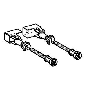 Комплект крепления для инсталляций Geberit Duofix 111.835.00.1 угловой к стене - Gidratop.ru изображение