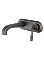 Смеситель для раковины встраиваемый WONZON & WOGHAND STEAM, Темный графит (WW-88869008-BGM) - Gidratop.ru изображение