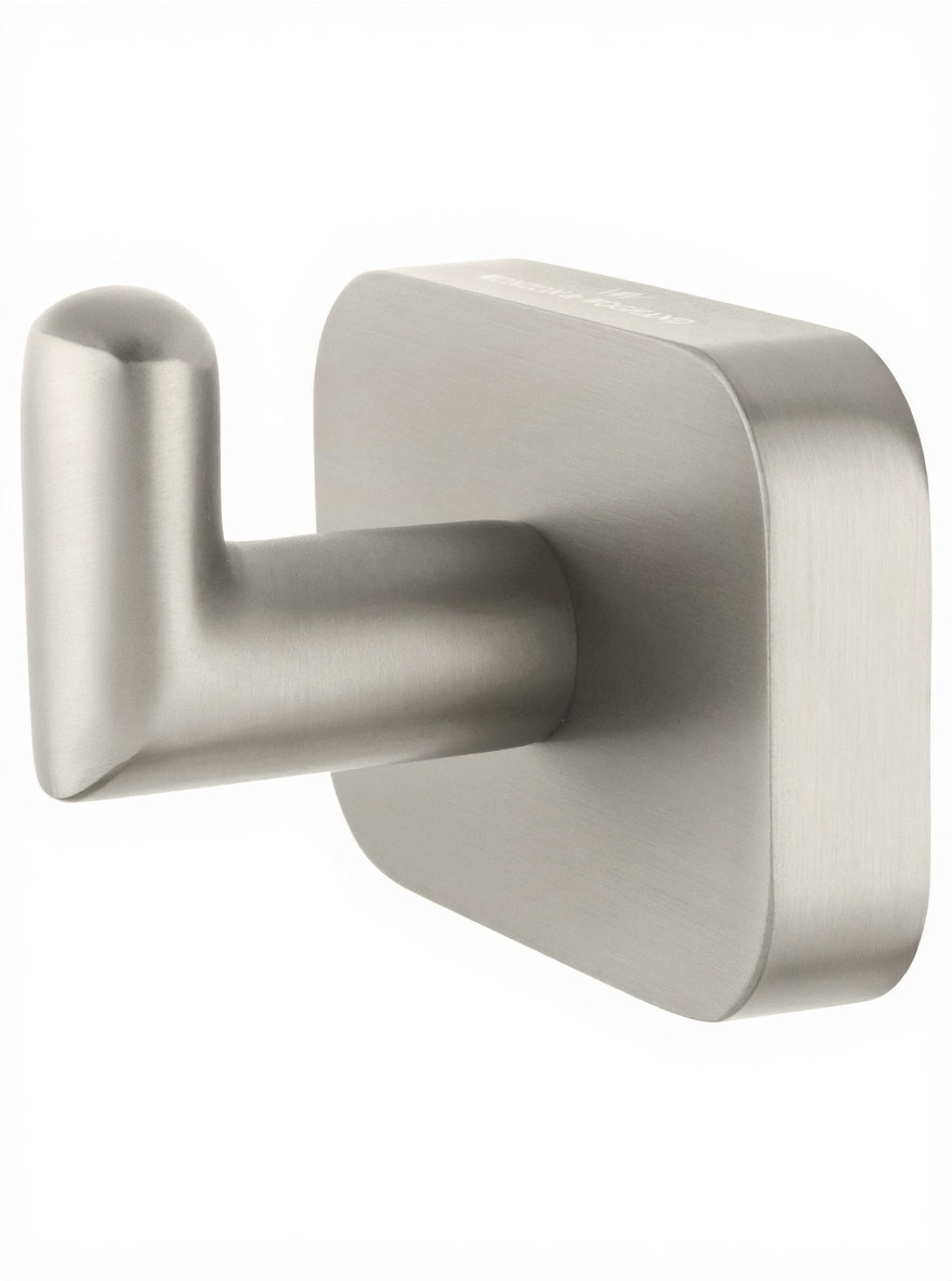 Крючок для ванной WONZON & WOGHAND GRAFFITY, Брашированный никель (WW-9315-BN) - Gidratop.ru изображение