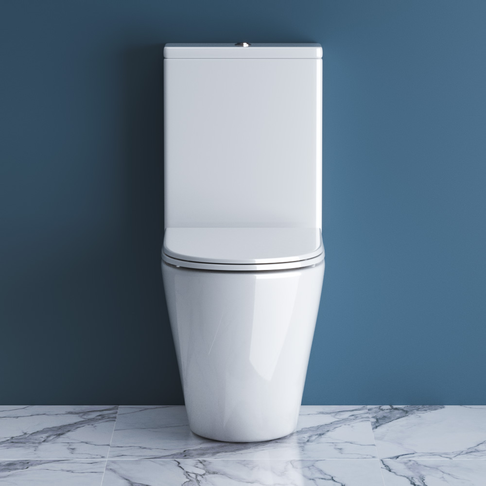 Унитаз-компакт безободковый BelBagno SFERA-R BB2141CPR/BB870SC - Gidratop.ru изображение