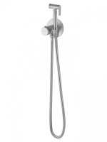 Смеситель с гигиеническим душем и термостатом встраиваемый WONZON & WOGHAND, Брашированный никель (WW-88829909-BN) - Gidratop.ru изображение