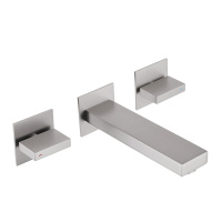 Смеситель ABBER Daheim AF82122SP для раковины скрытого монтажа, сатин