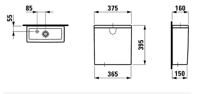 Бачок для унитаза Laufen New Classic моноблок, цвет белый, 8.2885.3.000.873.1 - Gidratop.ru изображение