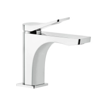 GESSI Rilievo смеситель для раковины на 1 отв. без донного клапана  h=156мм, излив 131мм , цвет: хром - Gidratop.ru изображение