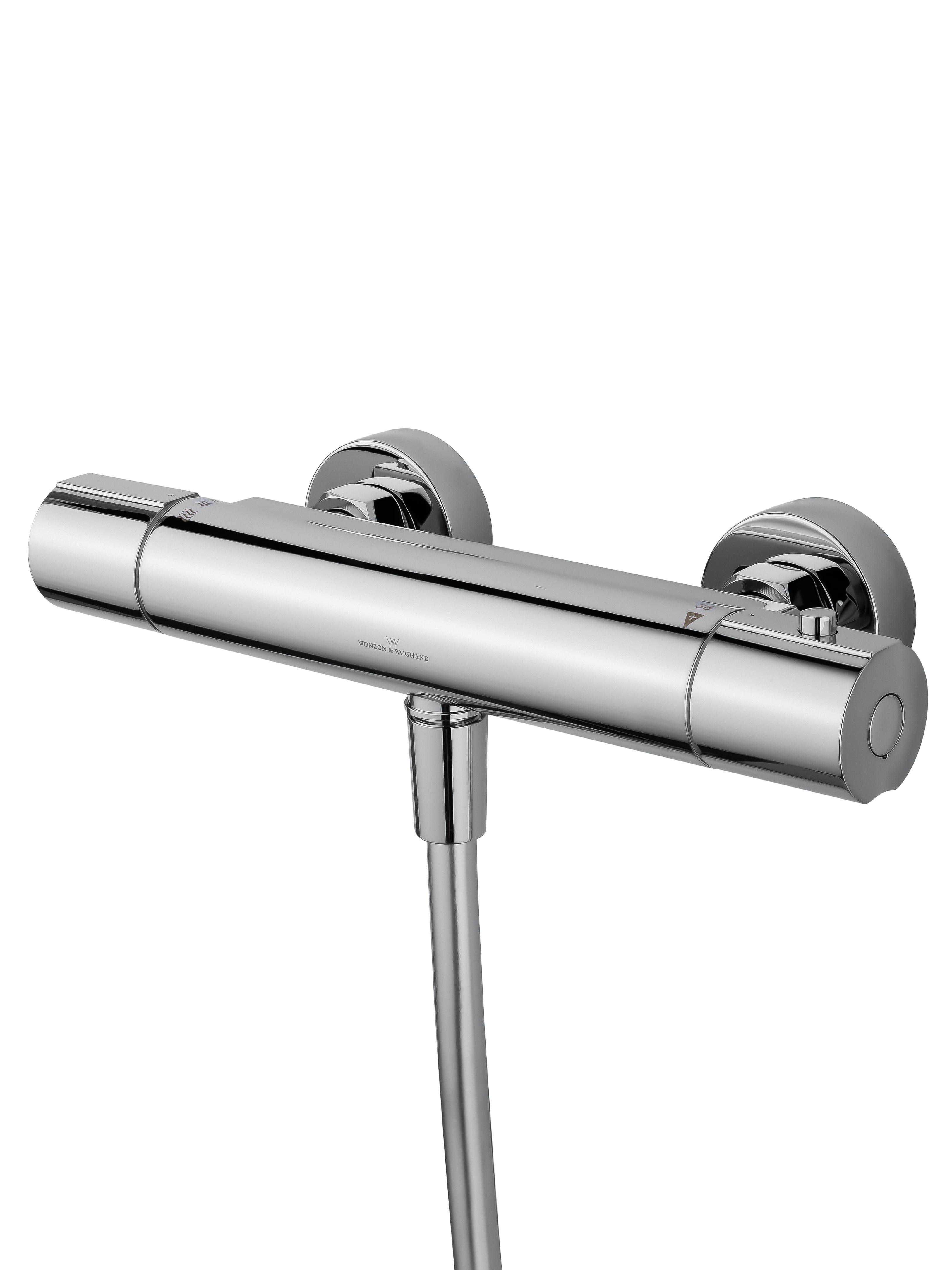 Смеситель для душа с термостатом WONZON & WOGHAND INN 6, Хром (WW-B2029-A-CR) - Gidratop.ru изображение