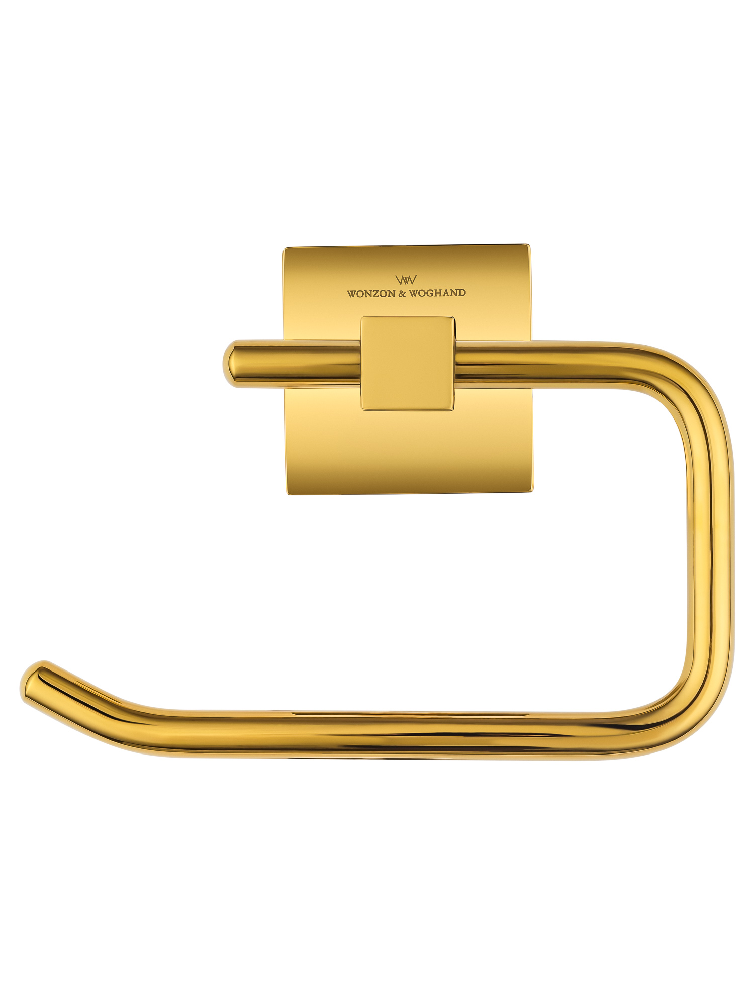 Держатель для туалетной бумаги без крышки WONZON & WOGHAND POLO, Темное золото (WW-8916-DG) - Gidratop.ru изображение