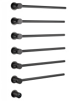 Полотенцесушитель электрический встраиваемый WONZON & WOGHAND BADEN, Темный графит (WW-AL366-GM) - Gidratop.ru изображение