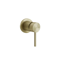 GESSI 316 смеситель встраиваемый, однорычажный, внешняя часть, цвет Brushed Brass PVD - Gidratop.ru изображение